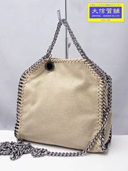 STELLA McCARTNEY ステラマッカートニー ファラベラ タイニートート ２WAYバッグ 391698 W9132 ベージュ 中古A- 【送料無料】 A-8205