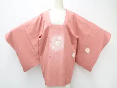 【一輝堂】【着物】 道行コート 唐花文 身丈約81.5cm 裄丈約65.5cm 25z06-3517