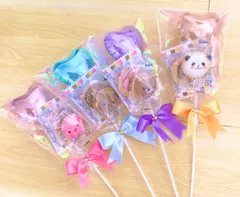 小さい子にも　プチバルーン付お菓子ブーケ♡4個　プチギフト　発表会　結婚式　卒業　卒園　ハロウィン　クリスマス　キャンディーブーケ　お菓子ブーケ　プレゼント　花束の代わりに　お配り用　色、形選べます　喜ばれる　映え　バルーンブーケ　お菓子ブーケ　可愛い　大人気