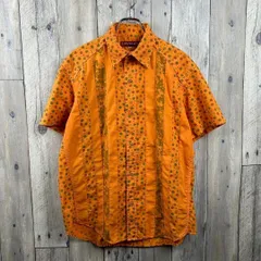 CHEVIGNON シェビニオン 日本製 半袖 総柄 厚地 シャツ L