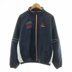 le coq sportif - coco 中古 ルコックスポルティフ le coq sportif メンズ ブルゾン M 黒×青×白 幾何学柄 長袖フルジップアウター 中綿インナーベスト付 楽天市場】ルコック（ブルゾン｜メンズウェア）：ウェア<ゴルフ
