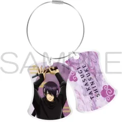 【中古】キーホルダー 高杉晋助(決戦宇宙海賊ver.) 2連ワイヤーリングアクリルキーホルダー 「銀魂」