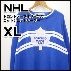 NHL トロントメープルリーフス ニット セーター コットン XL 古着