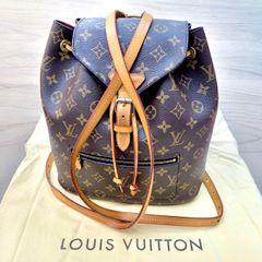 【上美品⭐️ Louis Vuitton ルイヴィトン】 モンスリー バックパック リュック　 モノグラム ブラウン　 M43431    （AYA） 240621071008SW