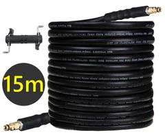10%OFF 15m ケルヒャー 高圧洗浄機 用 パイプクリーニングホース 延長 高圧 ホース 排水管 配管洗浄 KERCHER Kシリーズ K2 K3 K4 K5 K6 K7★互換 延長ホース 高圧洗浄機 洗車 庭散水 k2 サイレント
