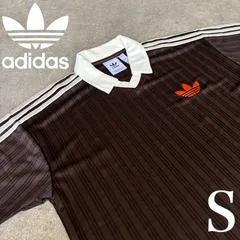 新品S⭐️adidas フットボールジャージ Tシャツ ABCマート限定 ダークブラウン