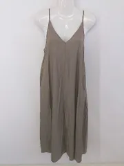 ◇ Aunt Marie's アントマリーズ キャミソール ロング ワンピース ベージュ レディース P  【1212130001904】