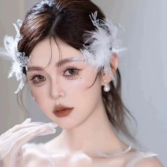 フラワー 花びら お花 シルバー 透かし 髪飾り ヘッドドレス ティアラ 成人式 前撮り 和装 ウエディング ブライダルアクセサリー シンプル 上品