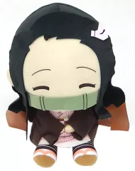 【中古】ぬいぐるみ 竈門禰豆子 めちゃでかぽふっとぬいぐるみ 「鬼滅の刃」 ナムコ限定