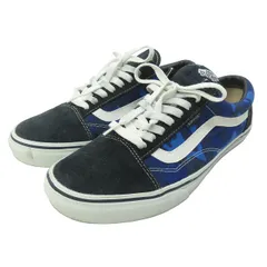 バンズ VANS × ソフネット SOPHNET コラボ オールドスクール OLD SCHOOL スニーカー カモフラ 迷彩 青 黒 ブルー ブラック 28.5cm 0211のサムネイル