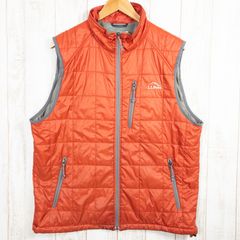【Men's M オレンジ系】 Llbean ( エルエルビーン ) プリマロフト インサレーション ベスト 化繊ダウン ウェア トップス ベスト 化繊インサレーション z00051563  化繊インサレーション ベスト トップス ウェア