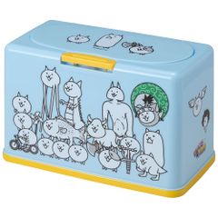 抗菌 マスク ストッカー　にゃんこ大戦争　銀イオン Ag+ マスク 収納 ケース 入れ 保管 容器 ストック ワンプッシュ オープン リフトアップ 構造 
