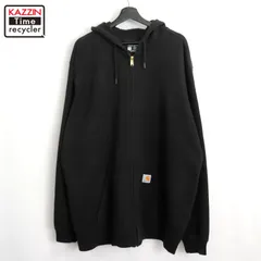 00s Carhartt ジップアップ スウェット パーカー メンズ XL~サイズ相当 ビッグサイズ オーバーサイズ