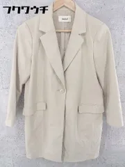 ■ snidel スナイデル 長袖 チェスター コート Fサイズ ベージュ系 レディース 【中古】 【1002798930223】のサムネイル