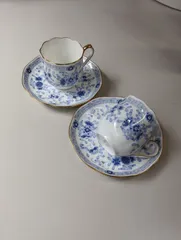 NARUMI BONE CHINA／ナルミボーンチャイナ　ミラノ　デミタスカップ＆ソーサー　2客セット　★C1625