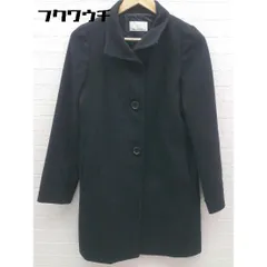 ◇ M premier BLACK エムプルミエブラック ステンカラー コート 36サイズ ブラック レディース 【中古】 【1002798985537】