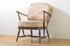 ★事前問合せ必須★ ERCOL アーコール 1人掛けソファ イギリスビンテージ 贅沢 ヴィンテージ 一人掛け チェア 椅子 アームチェア 英国 北欧 リペア+発送まで3週間前後 R-063036