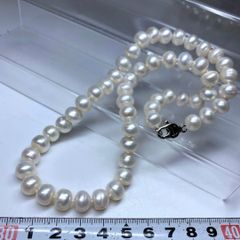 白蝶 本真珠 大玉ネックレス 8〜8.3mm 72g 東な7-0324☆2F - メルカリ