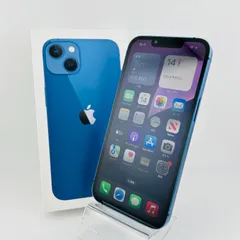 バッテリー新品 iPhone13 128GB ブルー SIMフリー(simロック解除済) 白ロム 中古 本体 動作確認済  【最短送料無料】X-513