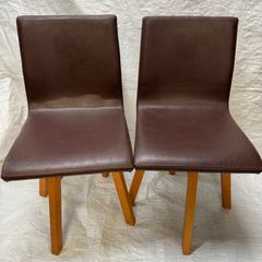 タイムセール☆【中古】ロタンテ　ブラウン　回転チェア　ダイニングチェア　二脚セットです！