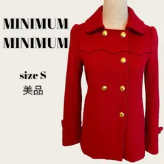 【美品　Sサイズ】ミニマムミニマム　テーラージャケット　レッド
