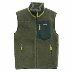patagonia パタゴニア 17AW 23048 17年製  classic retro x vest クラシック レトロX ベスト フリース モスグリーン系 XS【中古】