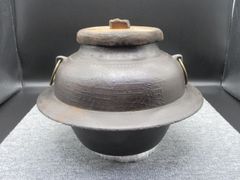 ☆茶釜 炉釜 湯釜 釜 茶器 茶道具 アンティーク品 type-A