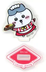 【中古】アクリルスタンド・アクリルパネル ハチワレ 「ちいかわ なんか小さくてかわいいやつ ちいかわレストラン おまたせしました!!アクリルスタンドinカプセル」