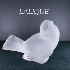 即納最新品ルネ ラリック 置物 鳥 雀 スズメ 小鳥 ガラス細工 LALIQUE 置物