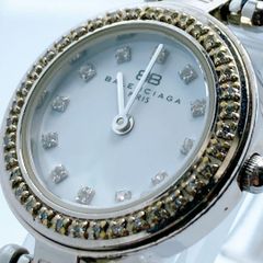 稼働】 BALENCIAGA GOR 2624 シェル文字盤 デイト 腕時計 - メルカリ