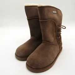 エミュー ブーツ 未使用 K11309 Islay Kids Oak 靴 シューズ キッズ 女の子用 K10/15サイズ ブラウン EMU Australiaのサムネイル