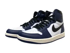 NIKE (ナイキ) Air Jordan 1 Retro High OG Midnight Navy ハイカットスニーカー DZ5485-401 28cm US10 ホワイト × ネイビー メンズ/036