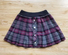 チェック柄スカート　140㎝