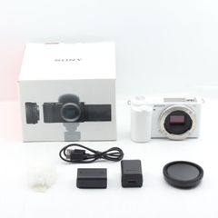 ショット数1367元箱、ウインドウスクリーン付き■美品■ SONY ソニー ミラーレス一眼カメラ ZV-E10 ボディホワイト