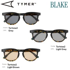 【新品】TYMER タイマー スポーツ ランニング サングラス BLAKE ブレイク TY101 トータス2（べっ甲柄2） ボストン 防滑性 フィット ずれにくい 頑丈 5枚丁番 トレイルランニング トレラン マラソンのサムネイル
