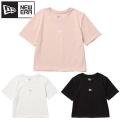 新品 NEWERA ニューエラ 正規品 レディース 半袖 Tシャツ 半袖Tシャツ ティーシャツ クロップド ショート丈 ウィメンズ 女性用 白 ホワイト ピンク 黒 ブラック 14391905 14391906 14391907