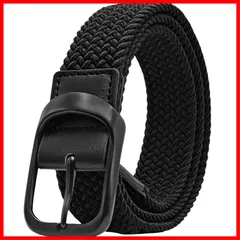 フリーサイズ カジュアル 伸縮 ゴルフ 伸びる ゴム 穴なし 編み込み 大きいサイズ メッシュベルト ビジネス メンズ ストレッチ ベルト 紳士 [Ihaivoc]