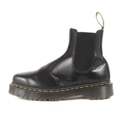 Dr.Martens ドクターマーチン サイズ:UK6(25.0cm) / スクエアトゥ サイドゴア チェルシーブーツ (2976 BEX SQUARED CHELSEA BOOTS) / ブラック 黒 / シューズ 靴【メンズ】【中古】