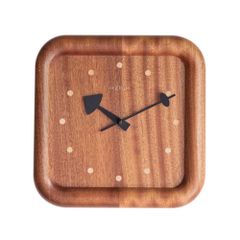 未使用 旭川家具 cosine コサイン 波形デザイン 掛時計 木製 インテリア 未使用 旭川家具 cosine コサイン 波形デザイン 掛時計 木製