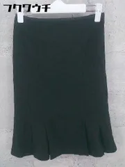 ◇ INDIVI インディヴィ サイドジップ 膝丈 フリル スカート サイズ4 INDIVI インディヴィ レディース 【1002802370946】