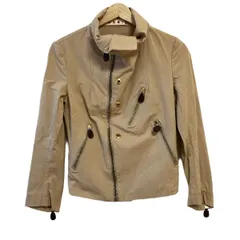 MARUNI マルニ　LINING レザージャケット　40 革　ベスト　ベージュ MARUNI マルニ LINING レザージャケット 40 革 ベスト ベージュ MARUNI