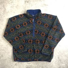 90s USA製 PenField Nordic pattern Halfzip fleece ”POLARTEC” ペンフィールド ノルディック柄 ハーフジップ フリース ”ポーラテック”