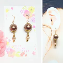 ゆらゆらパールの大人可愛いピアス☆イヤリング