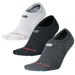 ニューバランス 靴下 3足組 スニーカーソックス メンズ レディース newbalance スニーカーレングス3Pソックス 23-29cm  NBロゴ   カバーソックス くつ下  男女兼用 黒 灰色 ブラック グレー/LAS55635-AS1