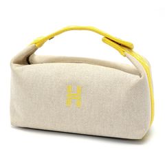 エルメス / HERMES　ブリッド ア ブラック PM　トワルアッシュ　ナチュラル/イエロー 【中古】 商品番号 S-158316