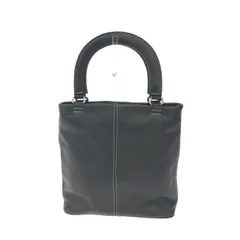 agnes b. アニエスベー  ハンドバッグ   ブラック レザー レディース 　240001150419