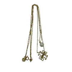 トリーバーチ　Tory burch 2連パール　ネックレス