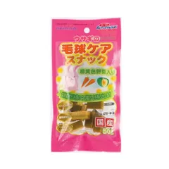 【新品・7営業日以内発送】ドギーマン 4976555242089 ウサギの毛球ケアスナック50g【沖縄離島販売不可】のサムネイル