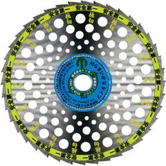 【草刈用 刈払機 チップソー】安全第一 特殊印刷 刈らまいか Uタイプ 255×40 1枚