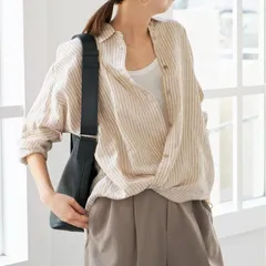 25ss Spic & Span 80リネンカシュクールビッグシャツ　イエロー 2025年最新】spick & span リネンビッグシャツの人気アイテム